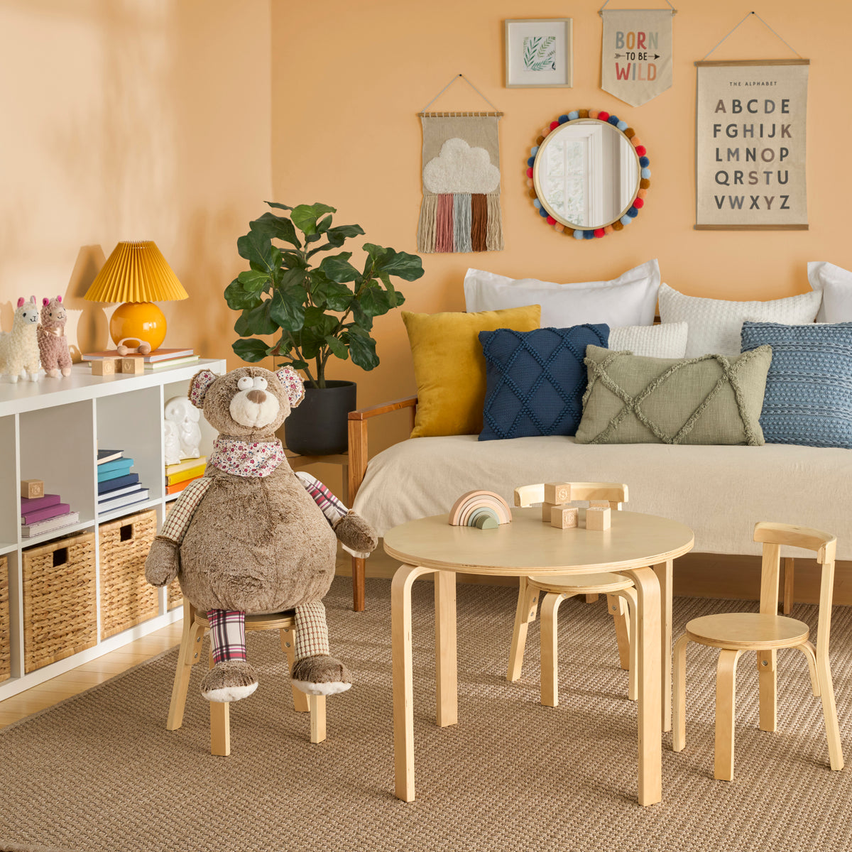 Plush Lines N3309 Brown 22" x 26" Stuffed Animals