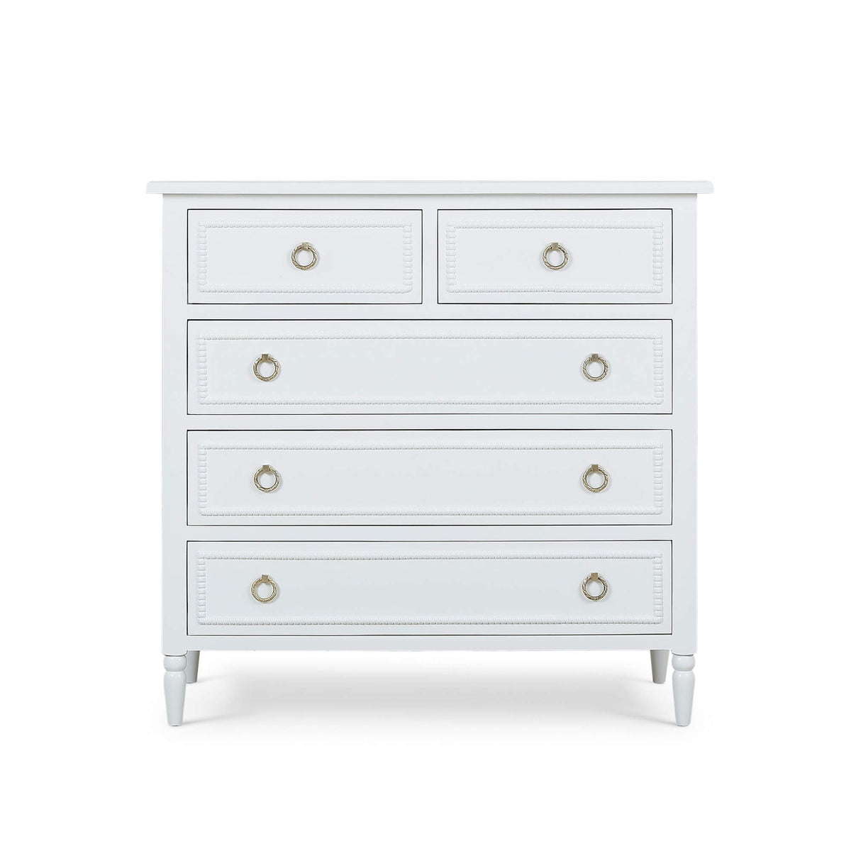 Cholet 5 Drawer Dresser in Architectural White