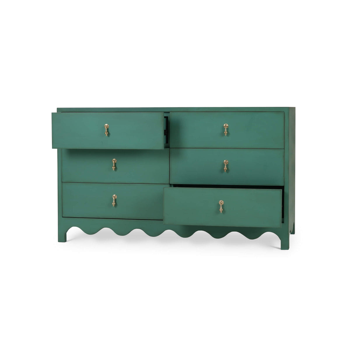 Chloe 6 Drawer Dresser in Vintage Willow Green