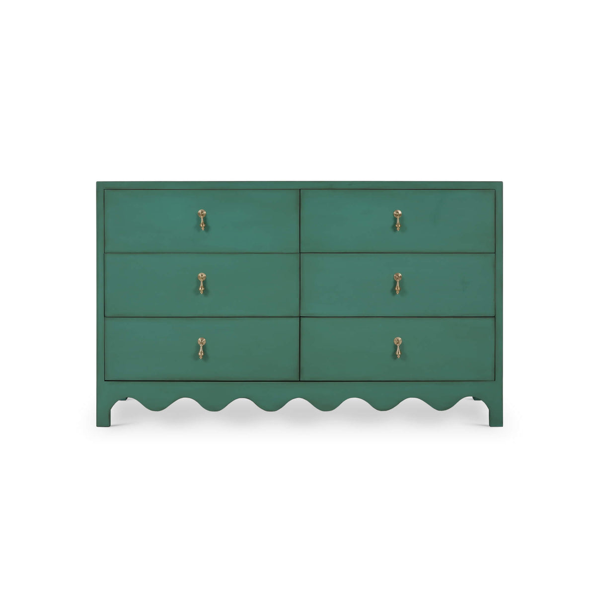 Chloe 6 Drawer Dresser in Vintage Willow Green