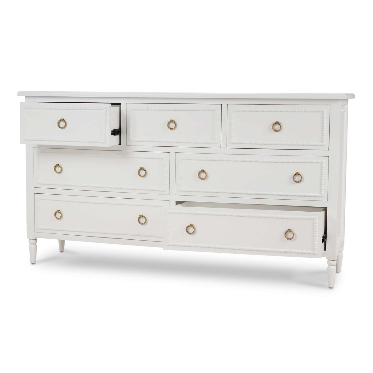 Cholet 7 Drawer Dresser in Architectural White