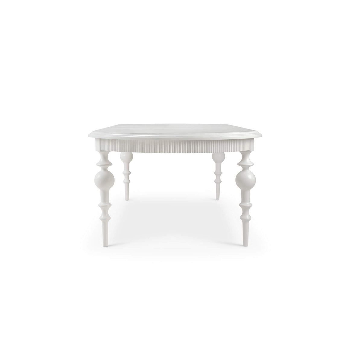 Kraton Butterfly Oval Extension Dining Table 80- 102" in True White