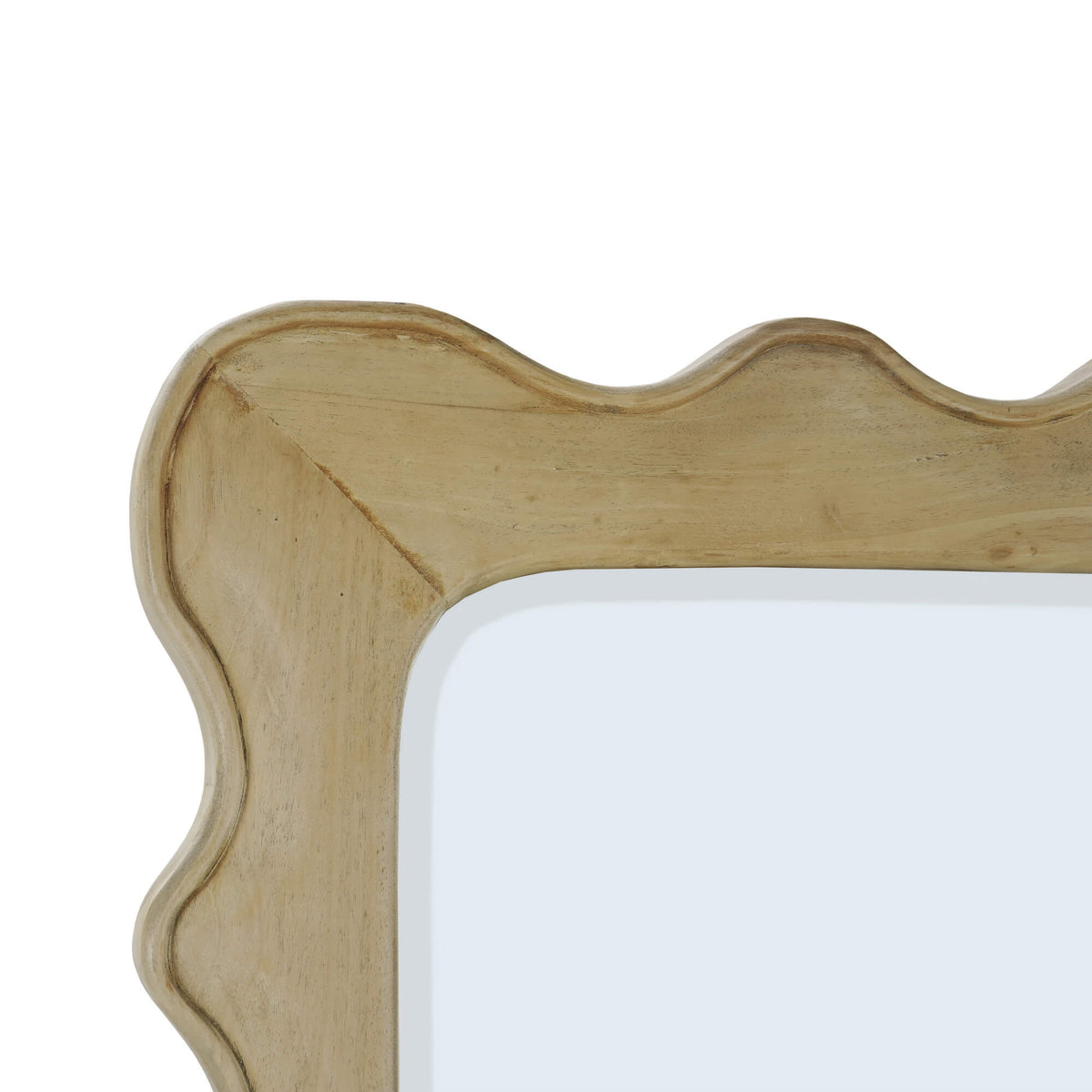 Chloe Square Mirror in Fruitwood