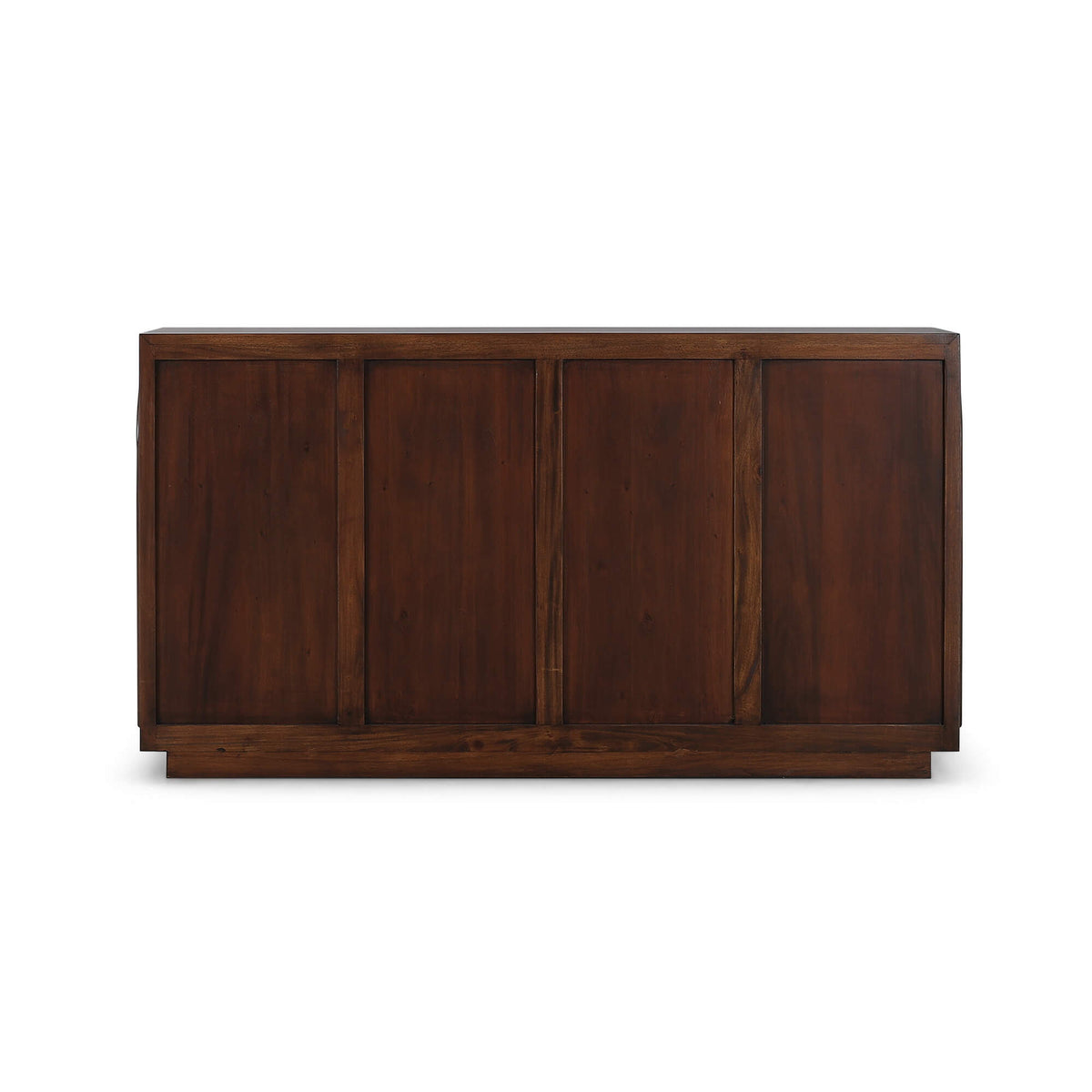 Vannes Crescent Console in Matt Teak Brown