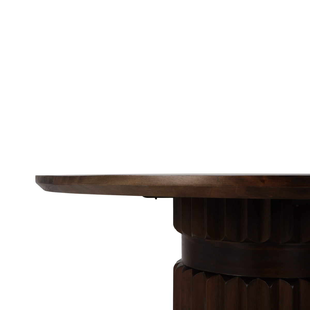 Colorado Round Dining Table 60'' in Walnut