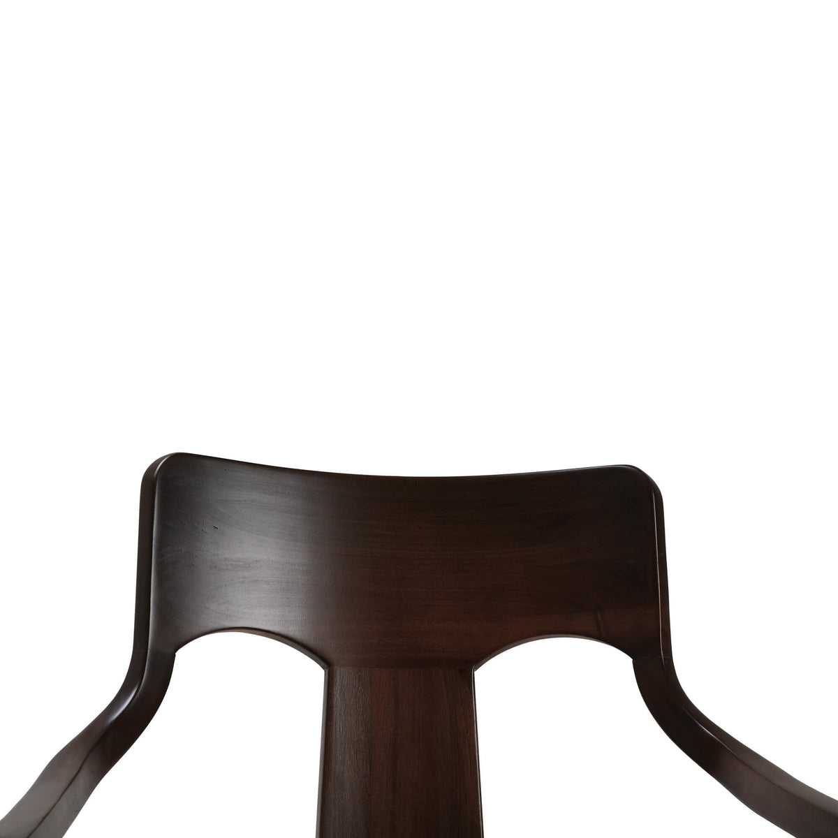 Colorado Dining Chair in Walnut w/ Smoke Performance Fabric