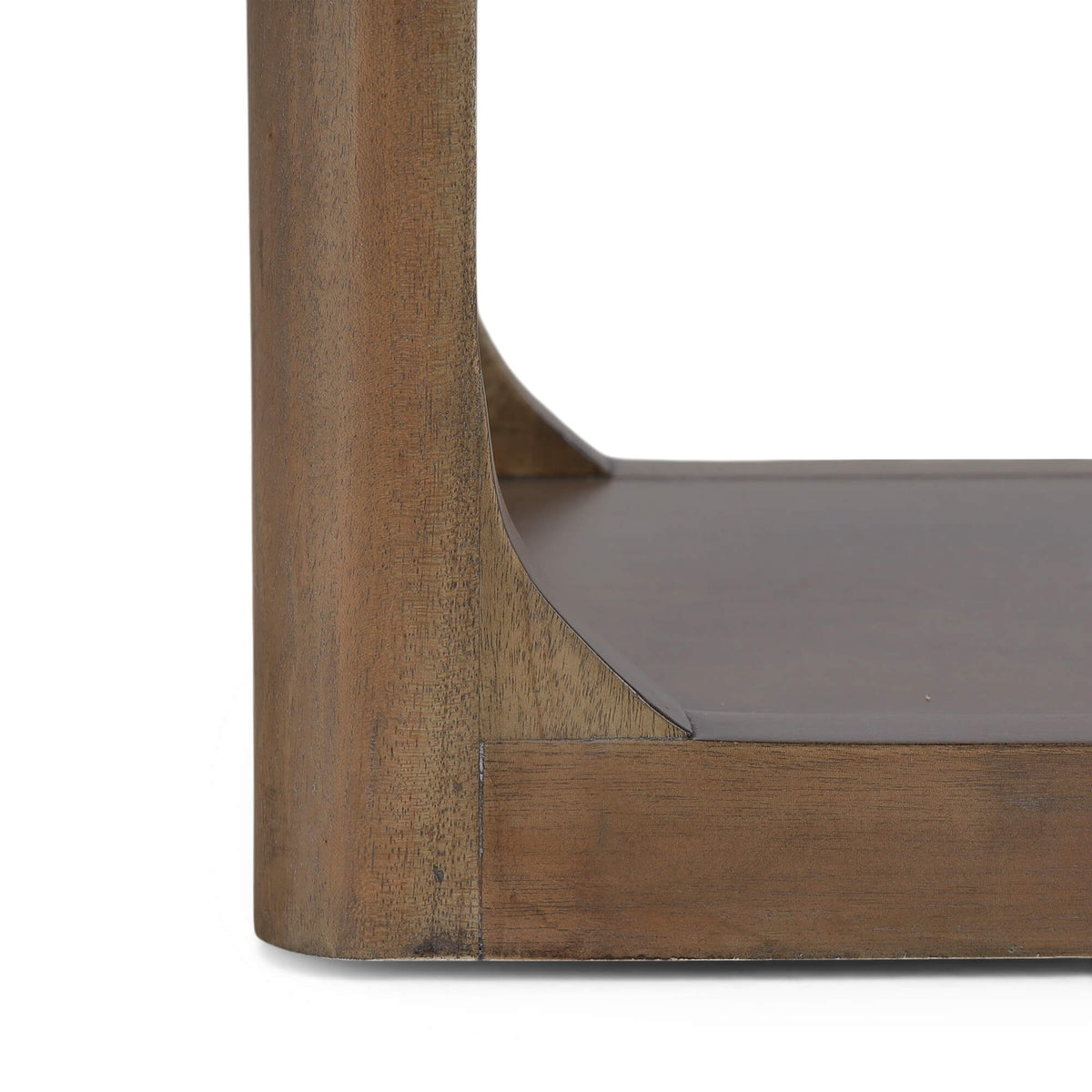 Corte Open Console Table w/ 2 Drawers in Straw Wash