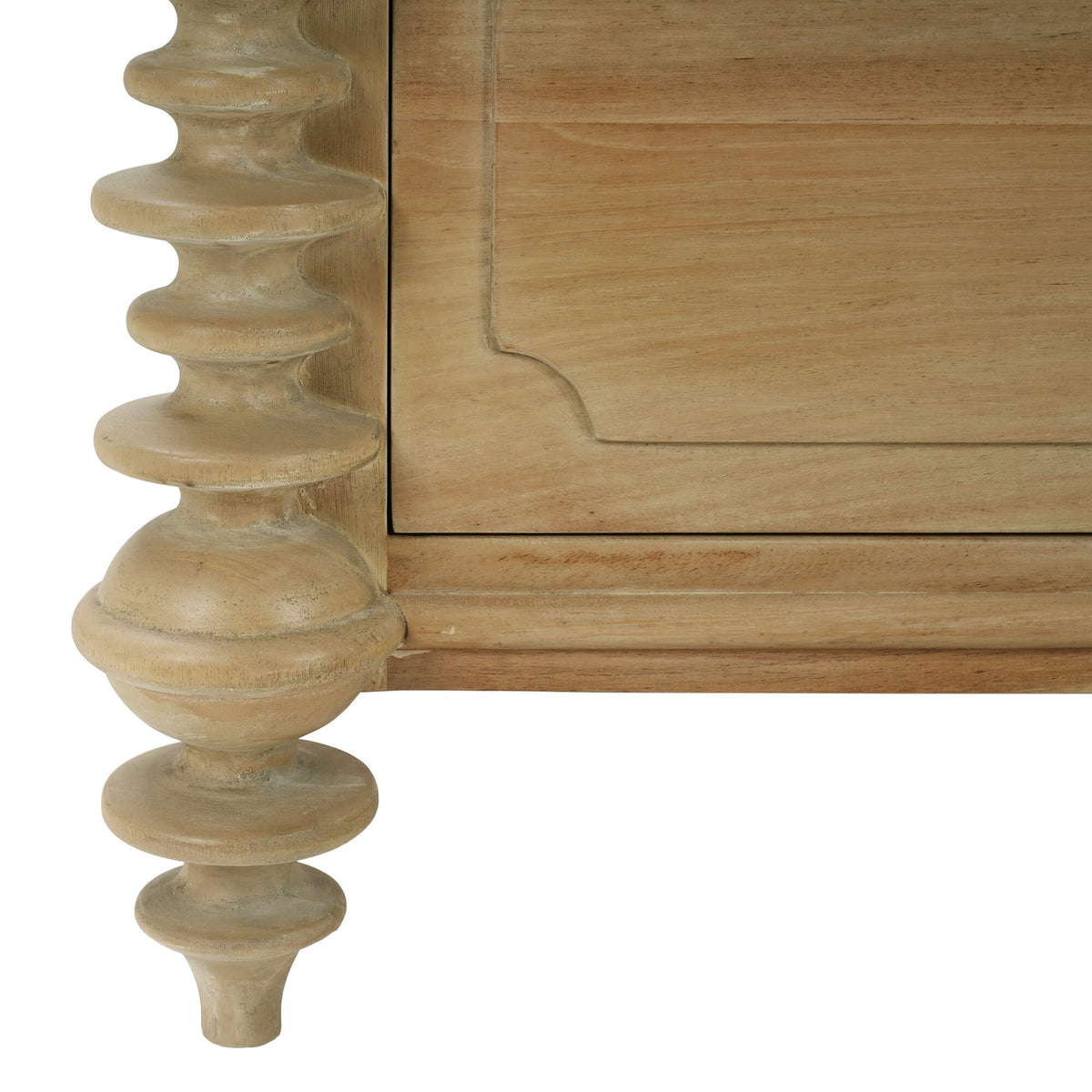 Milano 2 Drawer Bedside Table in Fruitwood