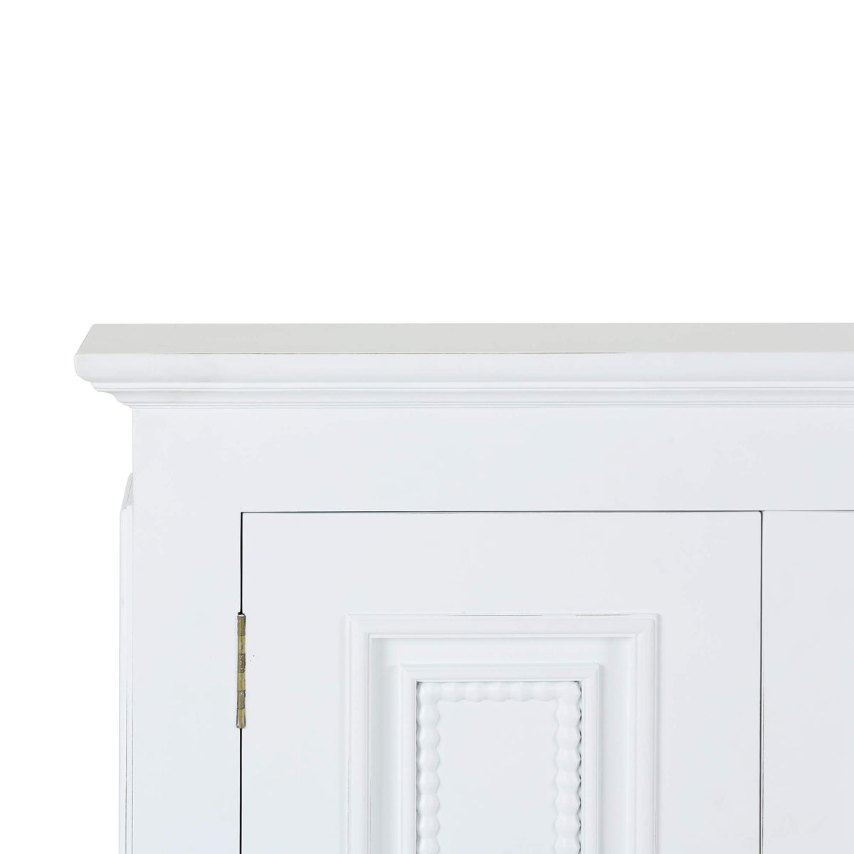 Vivienne Narrow Sideboard in True White