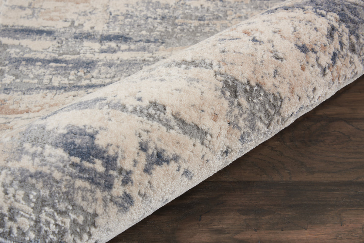 Rustic Textures RUS04 Beige Grey Rug