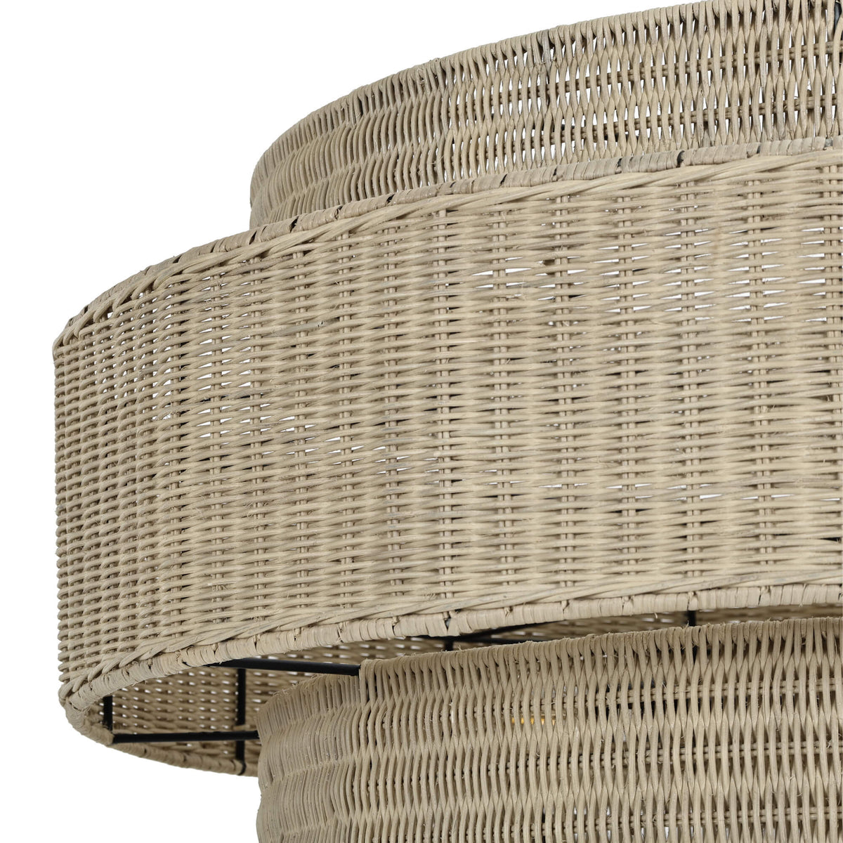 Nantucket Rattan Pendant in Sandbar
