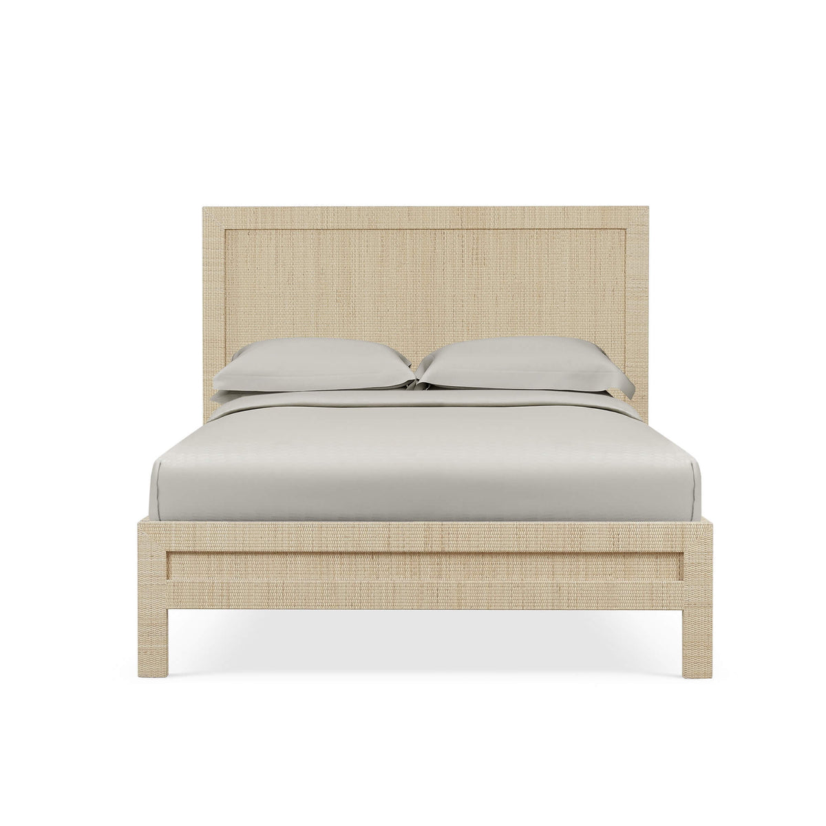 Kagu Rattan Bed Queen w/ Rattan Natural