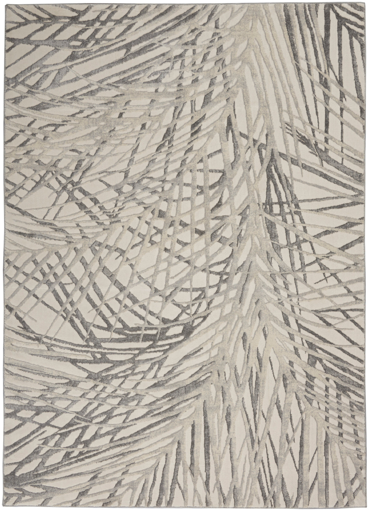Rustic Textures RUS17 Ivory/Grey Rug
