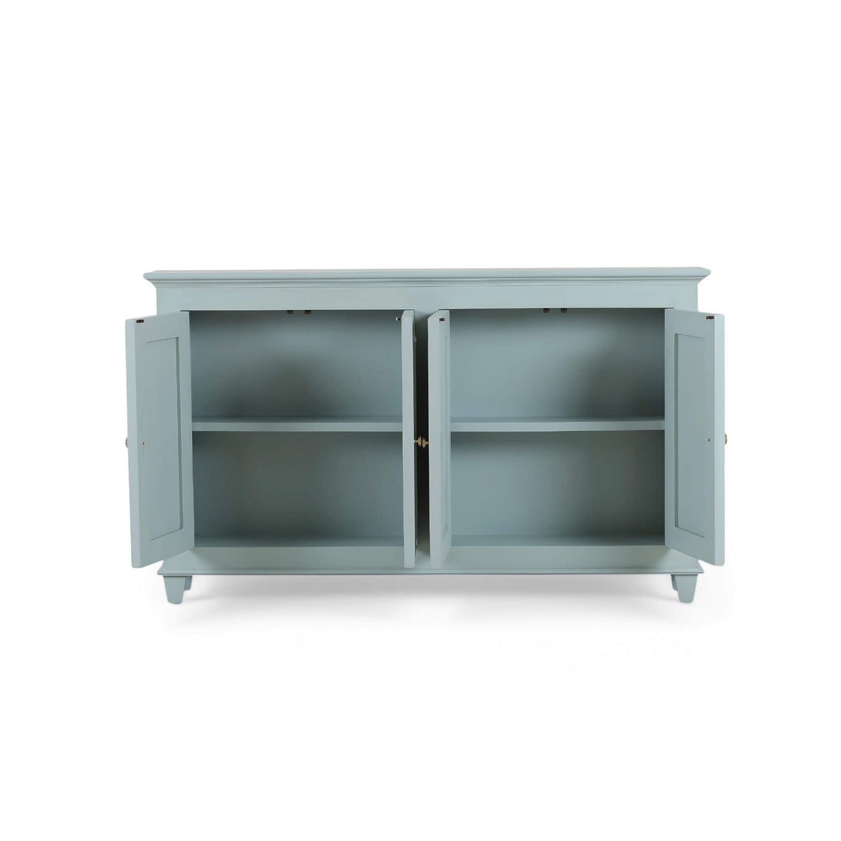 Vivienne 4 Door Narrow Sideboard in Vintage Moss Green