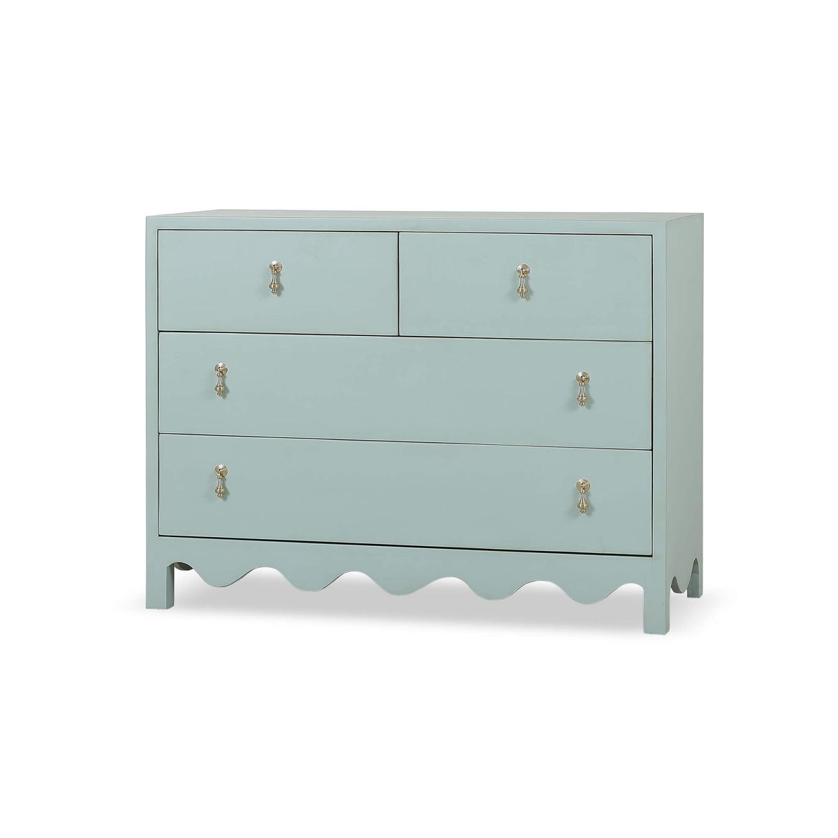 Chloe 4 Drawer Dresser in Vintage Fennel Green