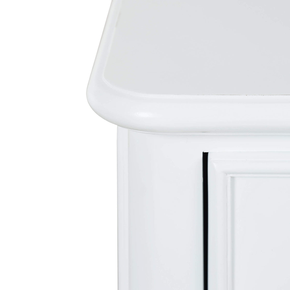 Savannah 2 Drawer Bedside Table in Architectural White