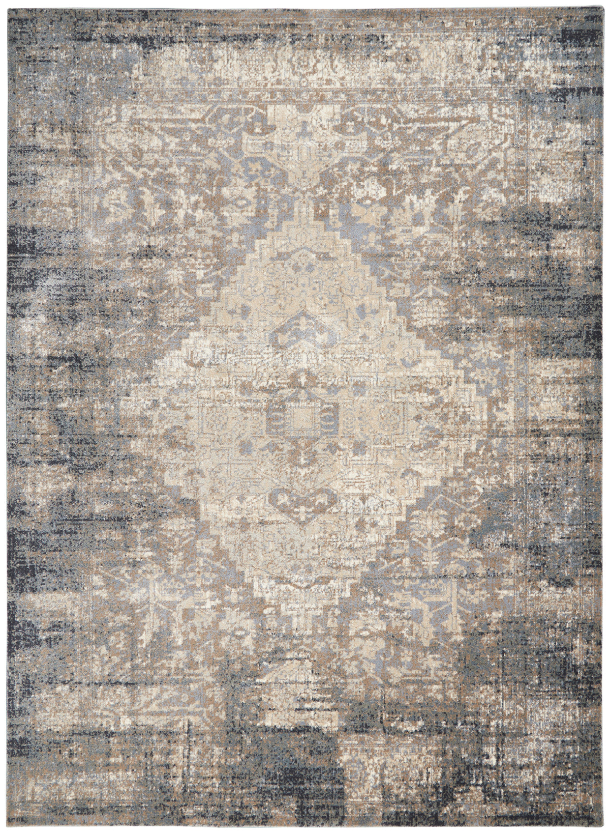 Moroccan Celebration KI3M2 Grey Slate Rug