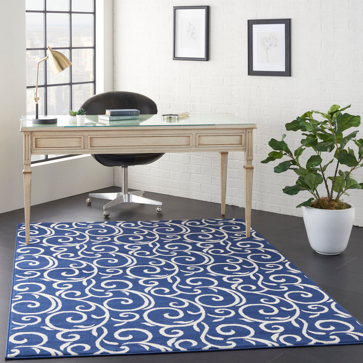 Grafix GRF19 Navy Rug