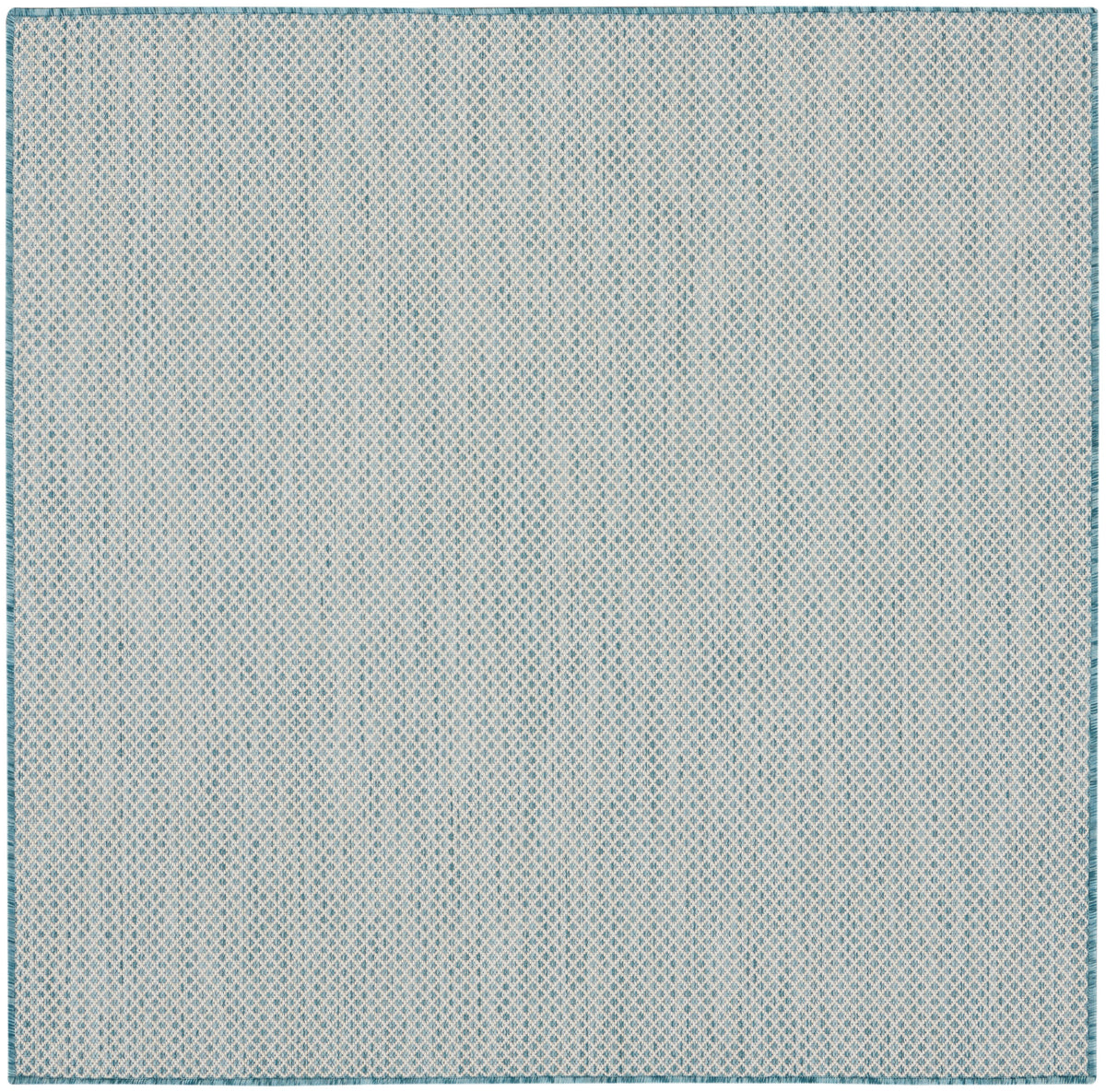 Courtyard COU01 Ivory Aqua Rug