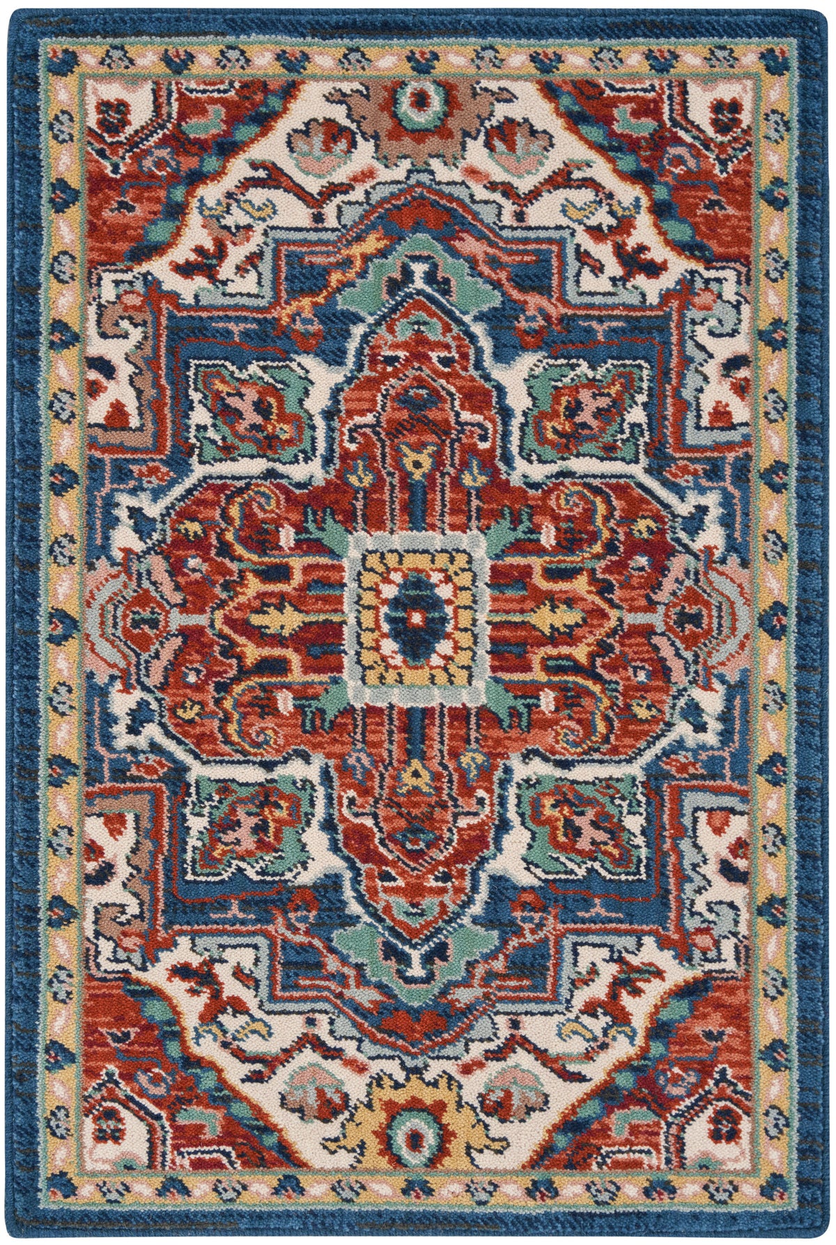 Parisa PSA01 Brick Ivory Rug
