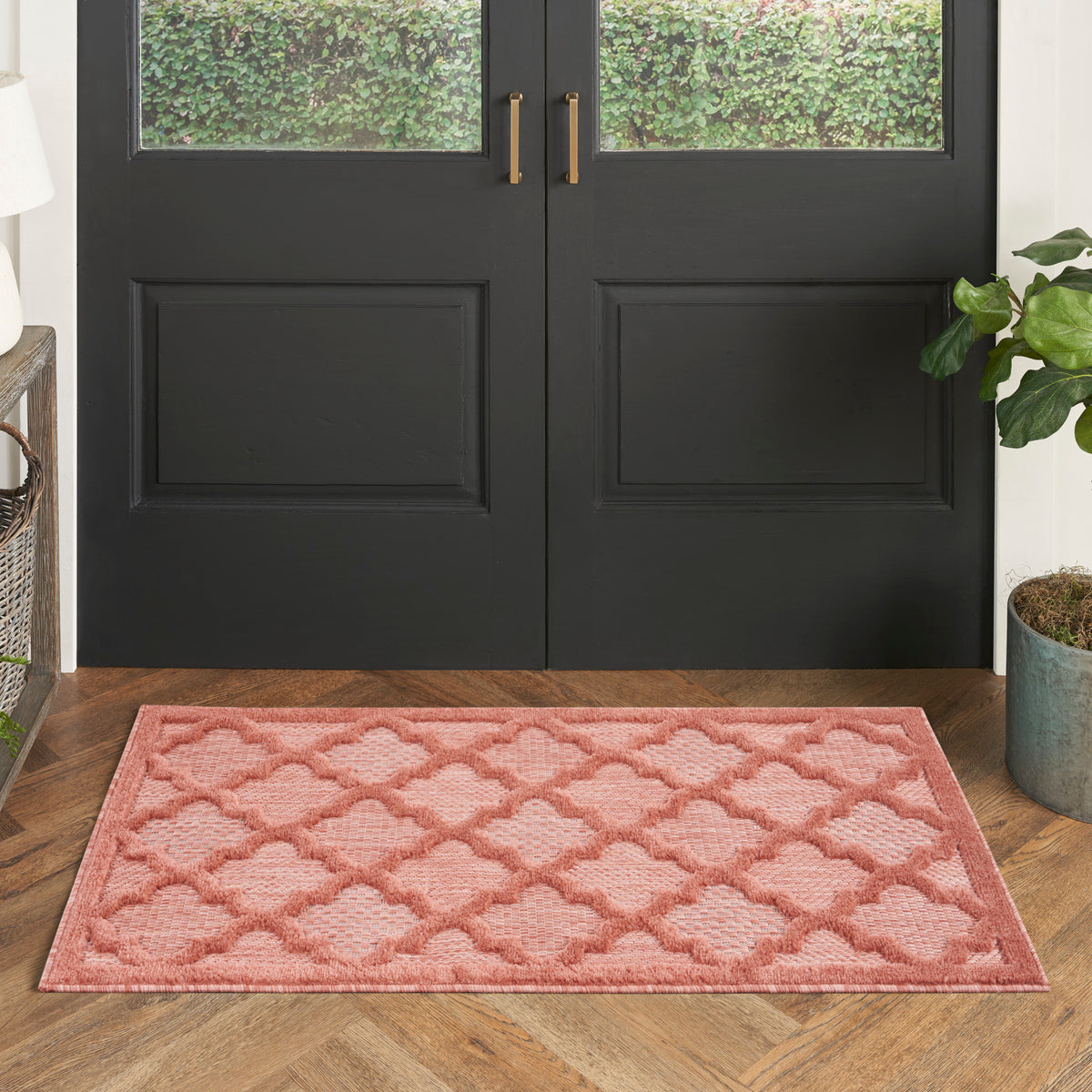 Easy Care NES01 Coral Orange Rug