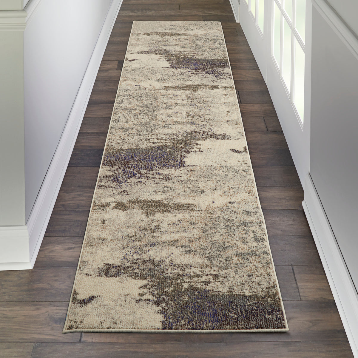 Celestial CES02 Ivory Grey Rug