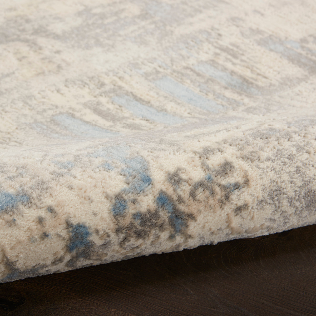 Solace SLA07 Ivory Grey Blue Rug
