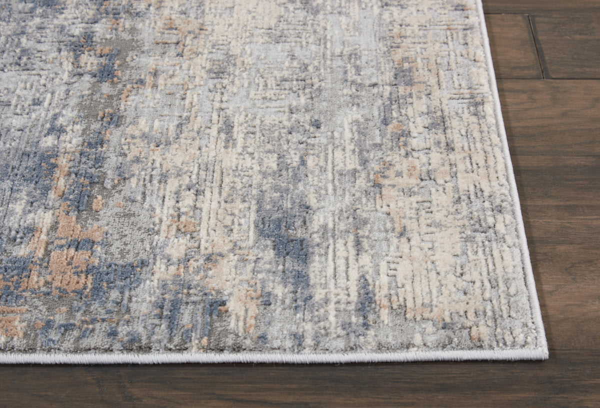 Rustic Textures RUS01 Grey Beige Rug