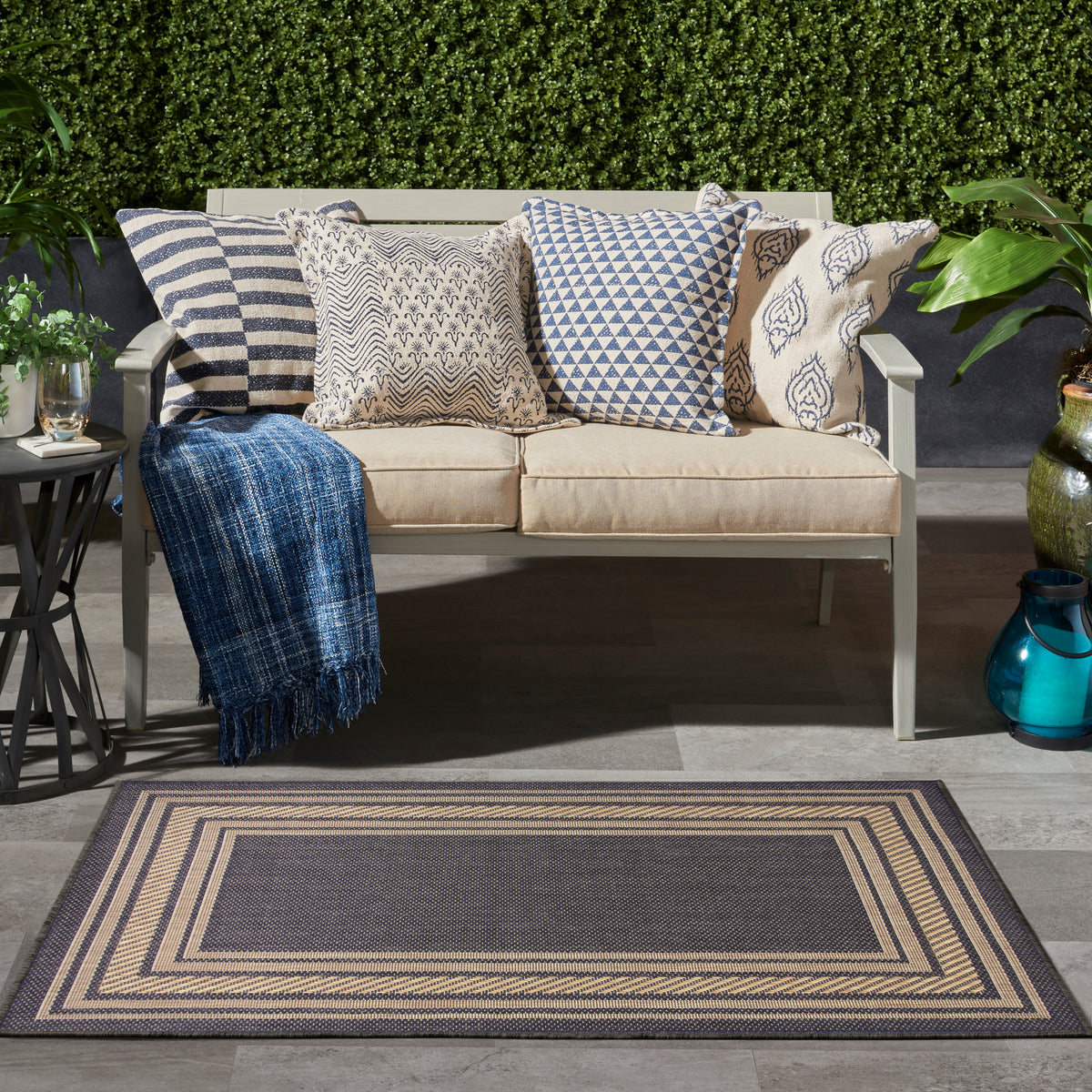 Horizon Indoor/Outdoor HOZ03 Charcoal Rug