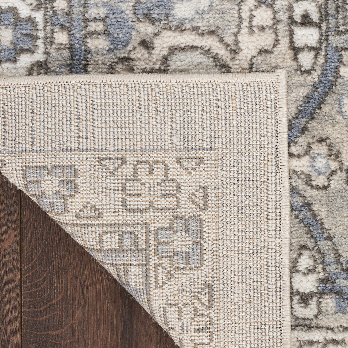 Quarry QUA05 Ivory Blue Rug