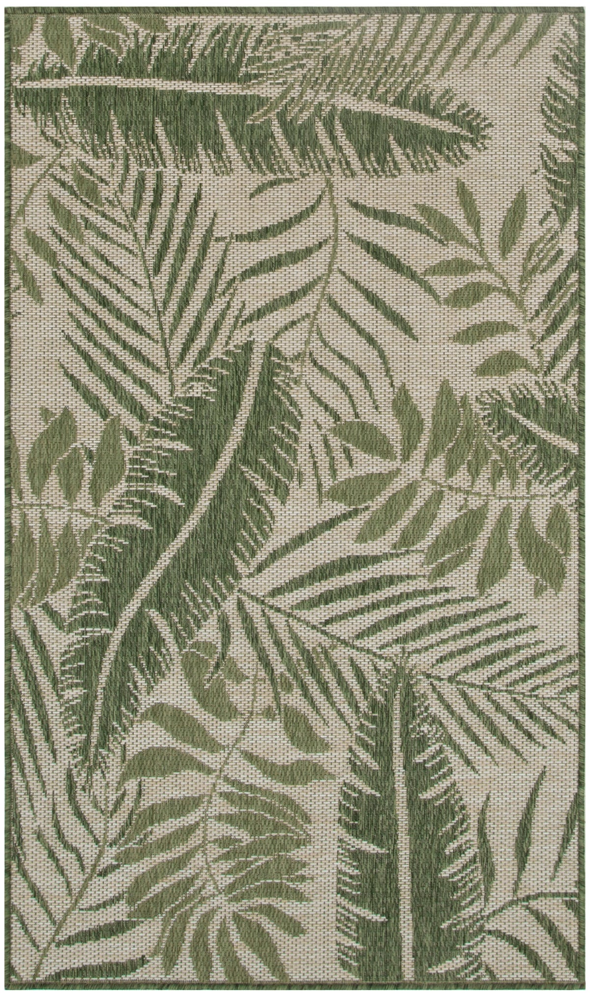 Garden Oasis GOA02 Ivory Green Rug