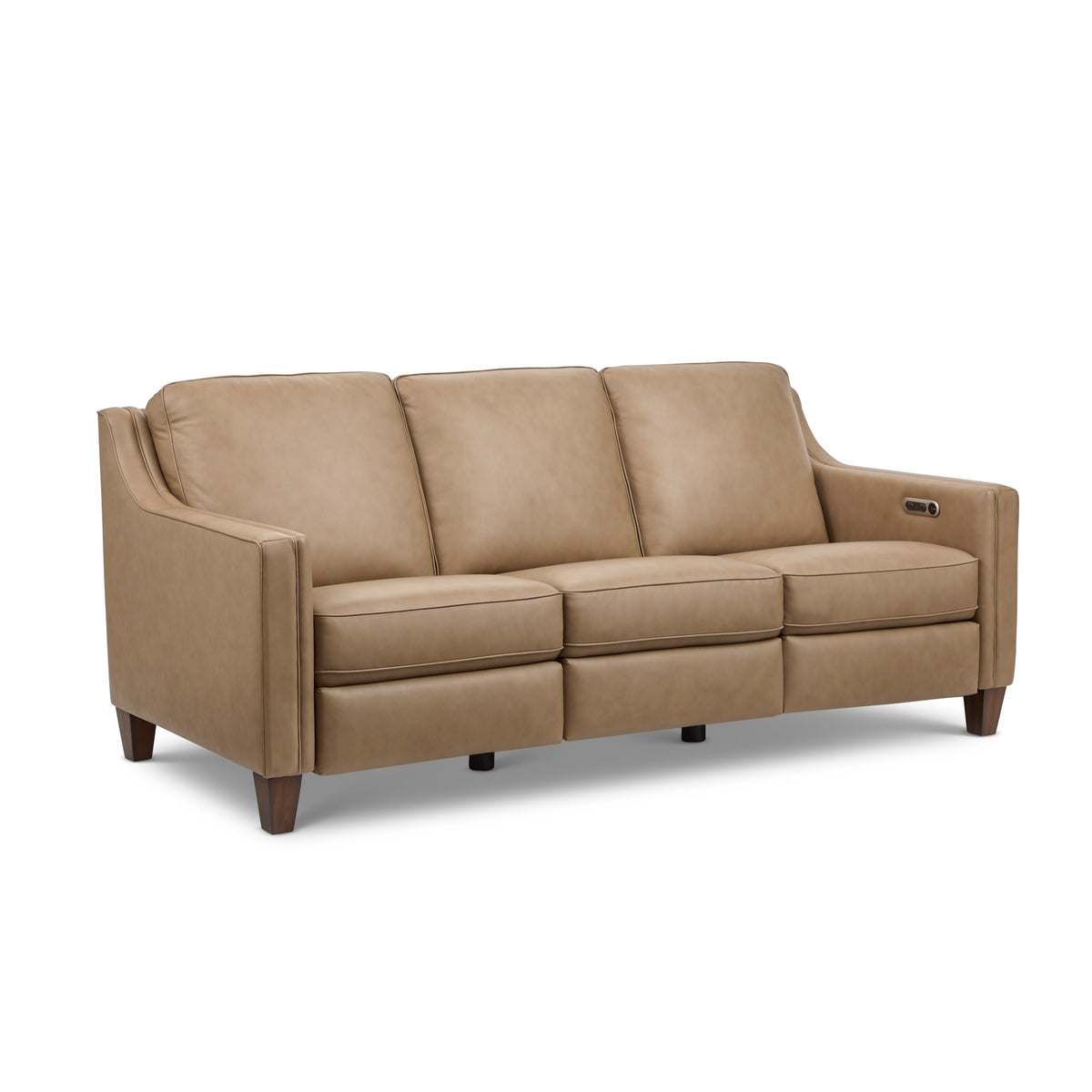 Finley Leather Power Inclining Sofa