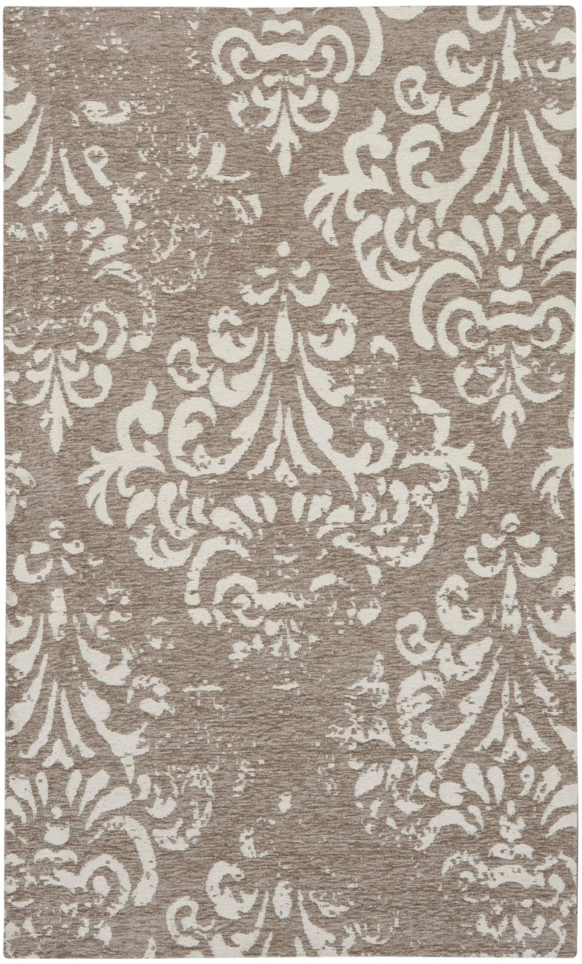 Damask DAS03 Ivory/Grey Rug