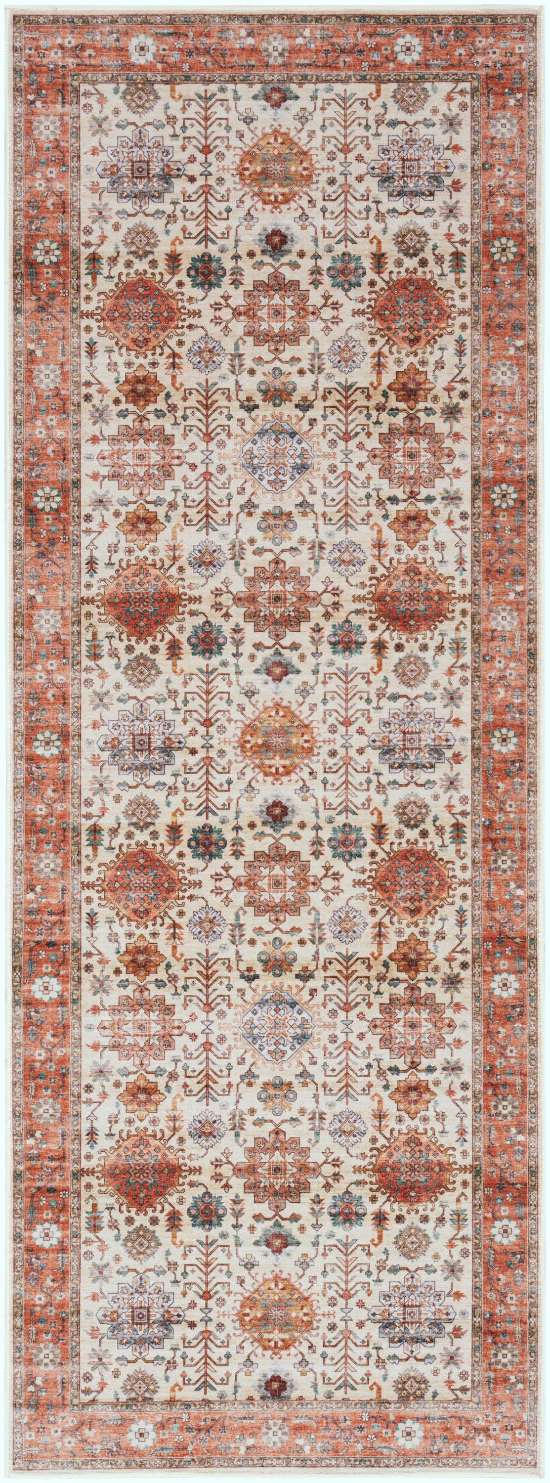 Fulton FUL12 Beige Multicolor Rug