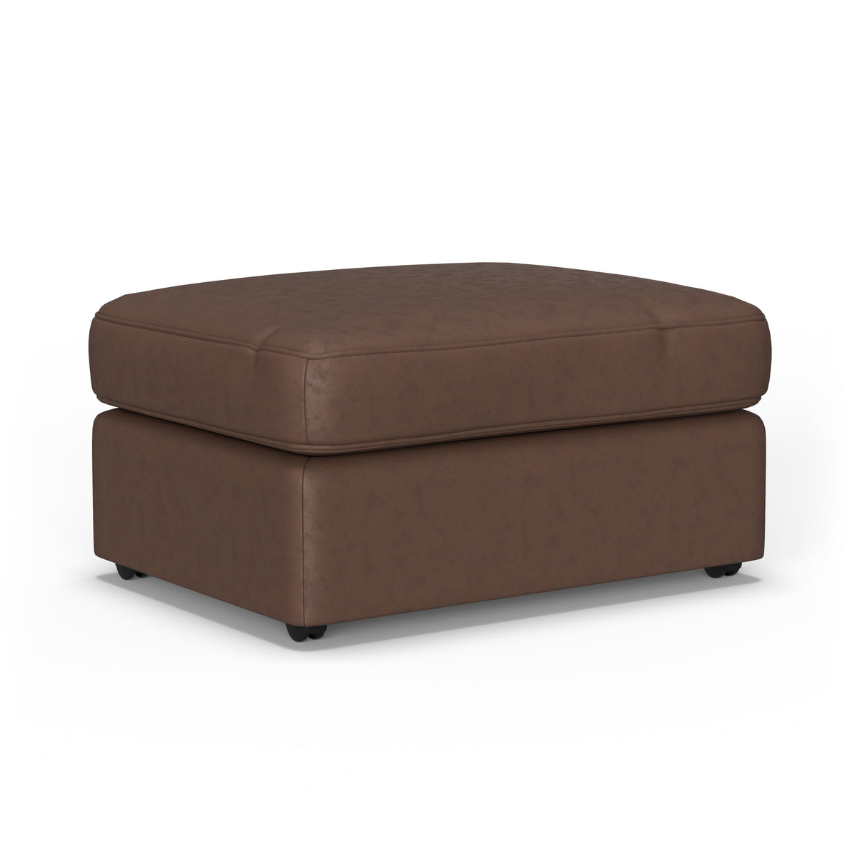 Vail Leather Ottoman