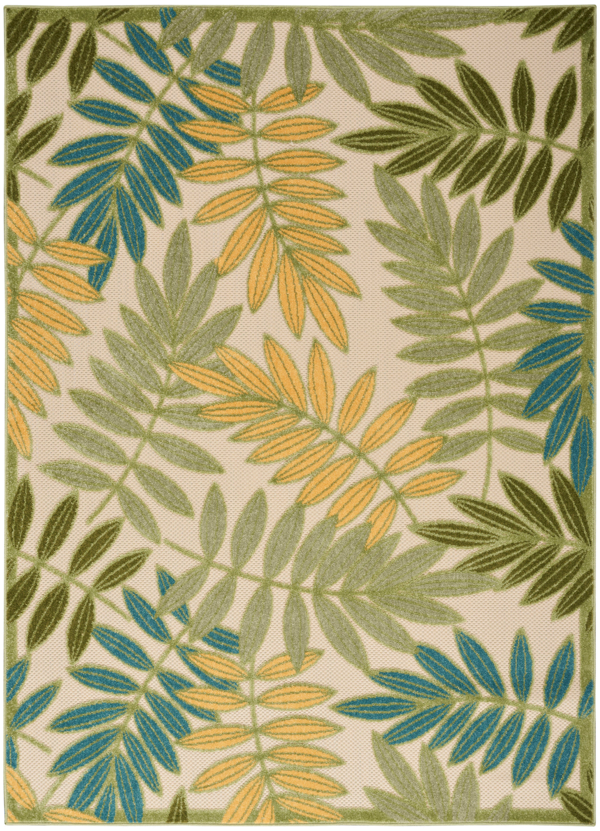 Aloha ALH18 Green Multicolor Rug