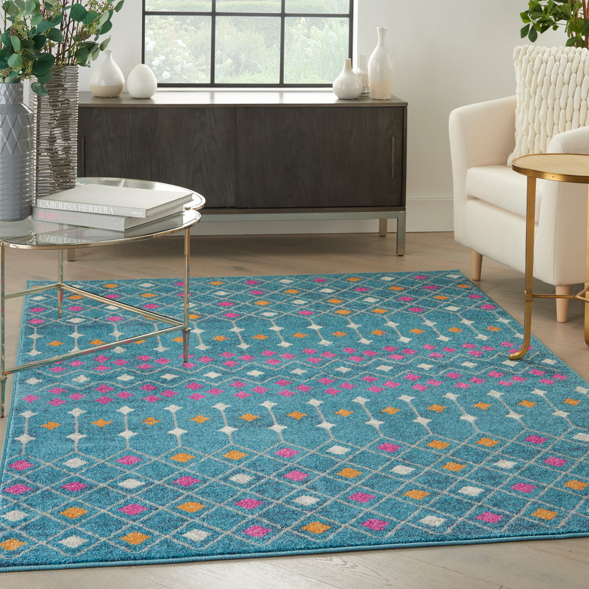 Passion PSN45 Blue Multicolor Rug