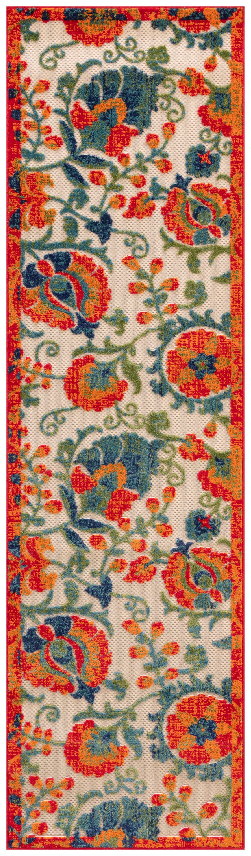 Aloha ALH17 Red Multicolor Rug