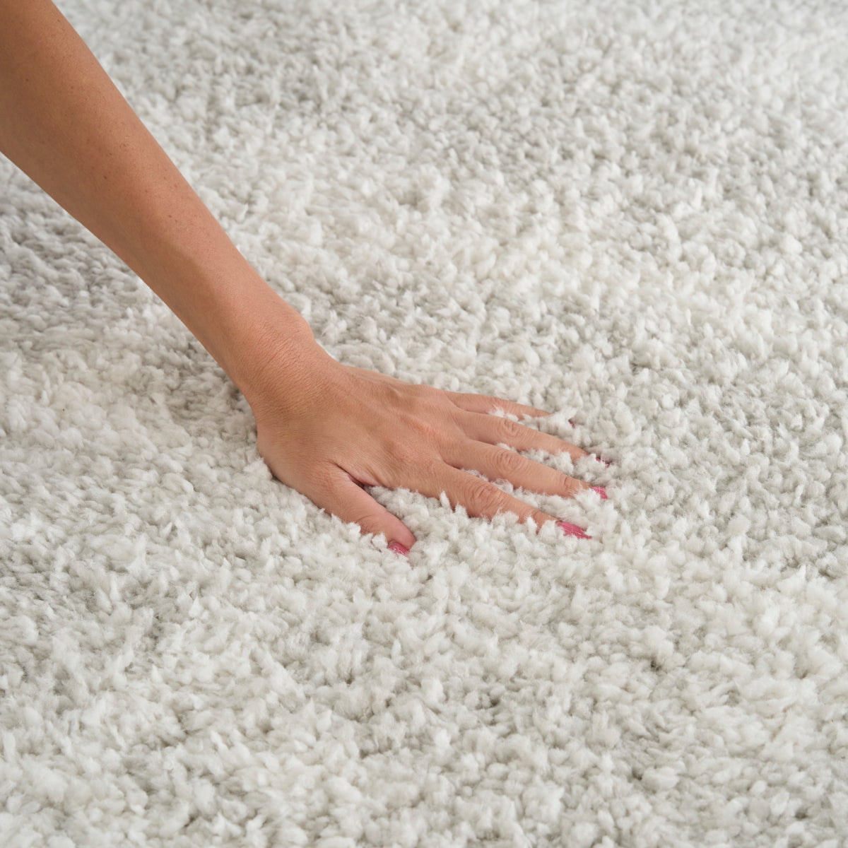 Modern Shag MMD04 Ivory Grey Rug
