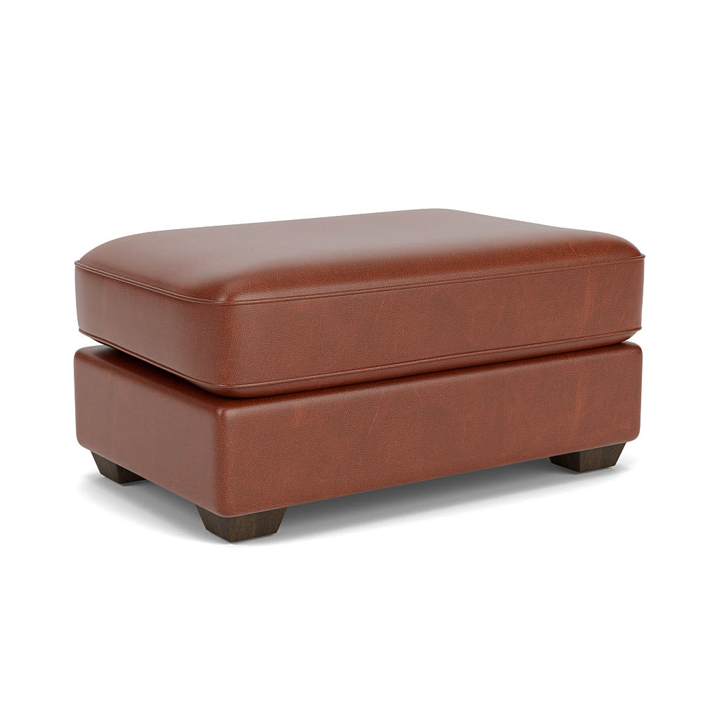Thornton Leather Cocktail Ottoman
