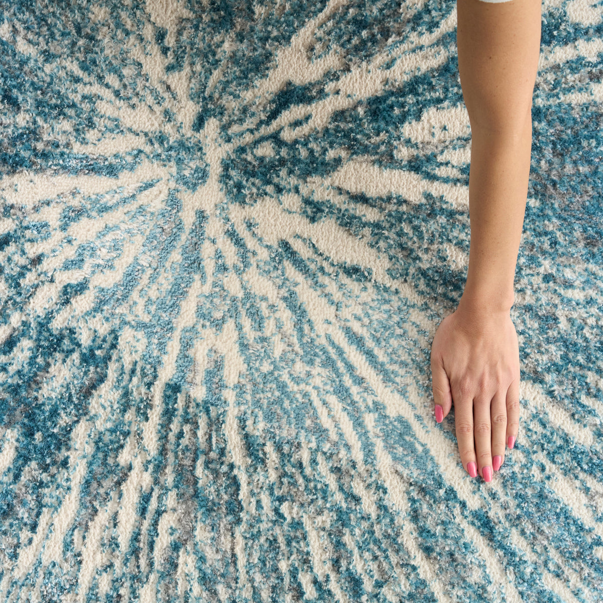 Ambiance AMI01 Blue Silver Rug