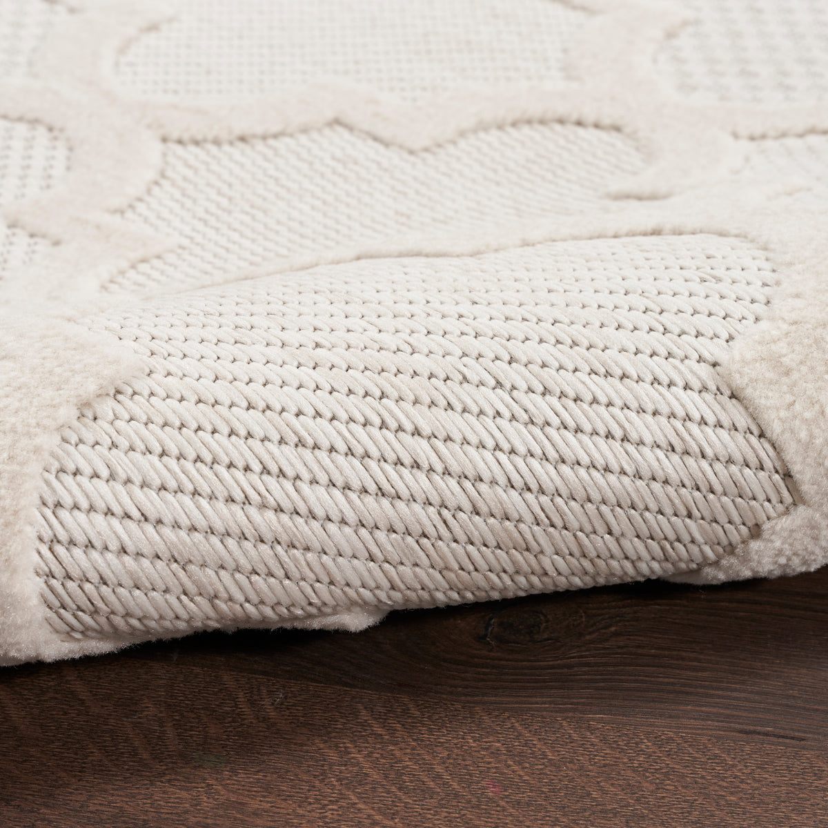 Easy Care NES01 Ivory White Rug