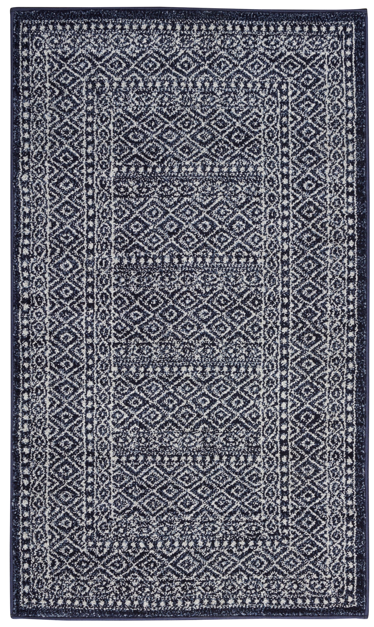 Palermo PMR04 Navy/Grey Rug