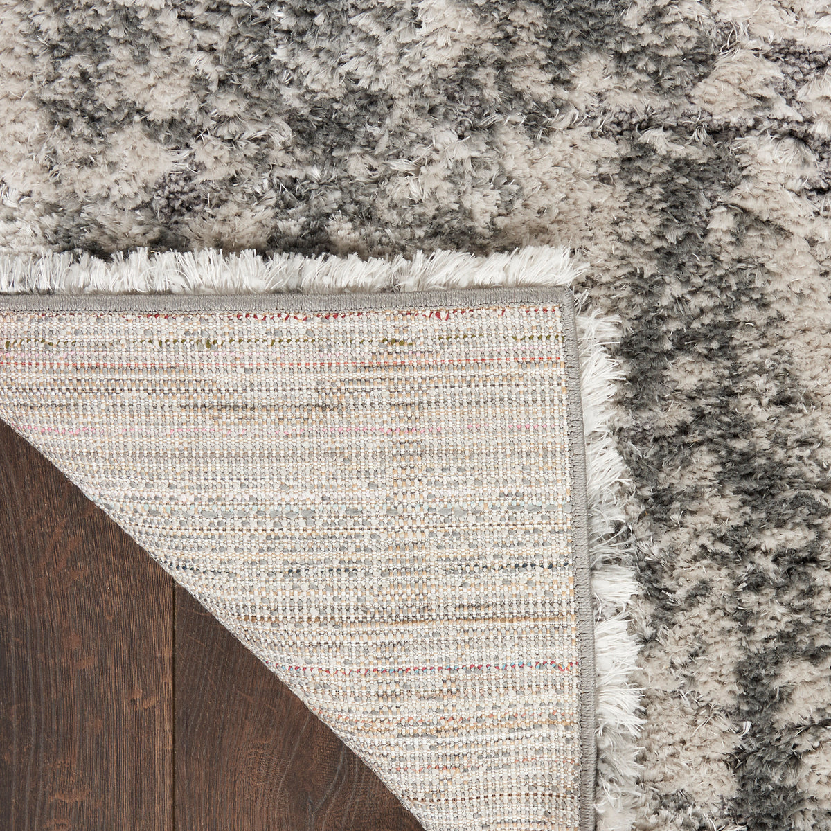 Dreamy Shag DRS01 Ivory Charcoal Rug