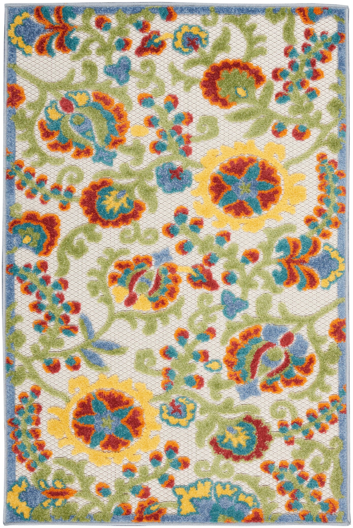 Aloha ALH17 Ivory Multicolor Rug