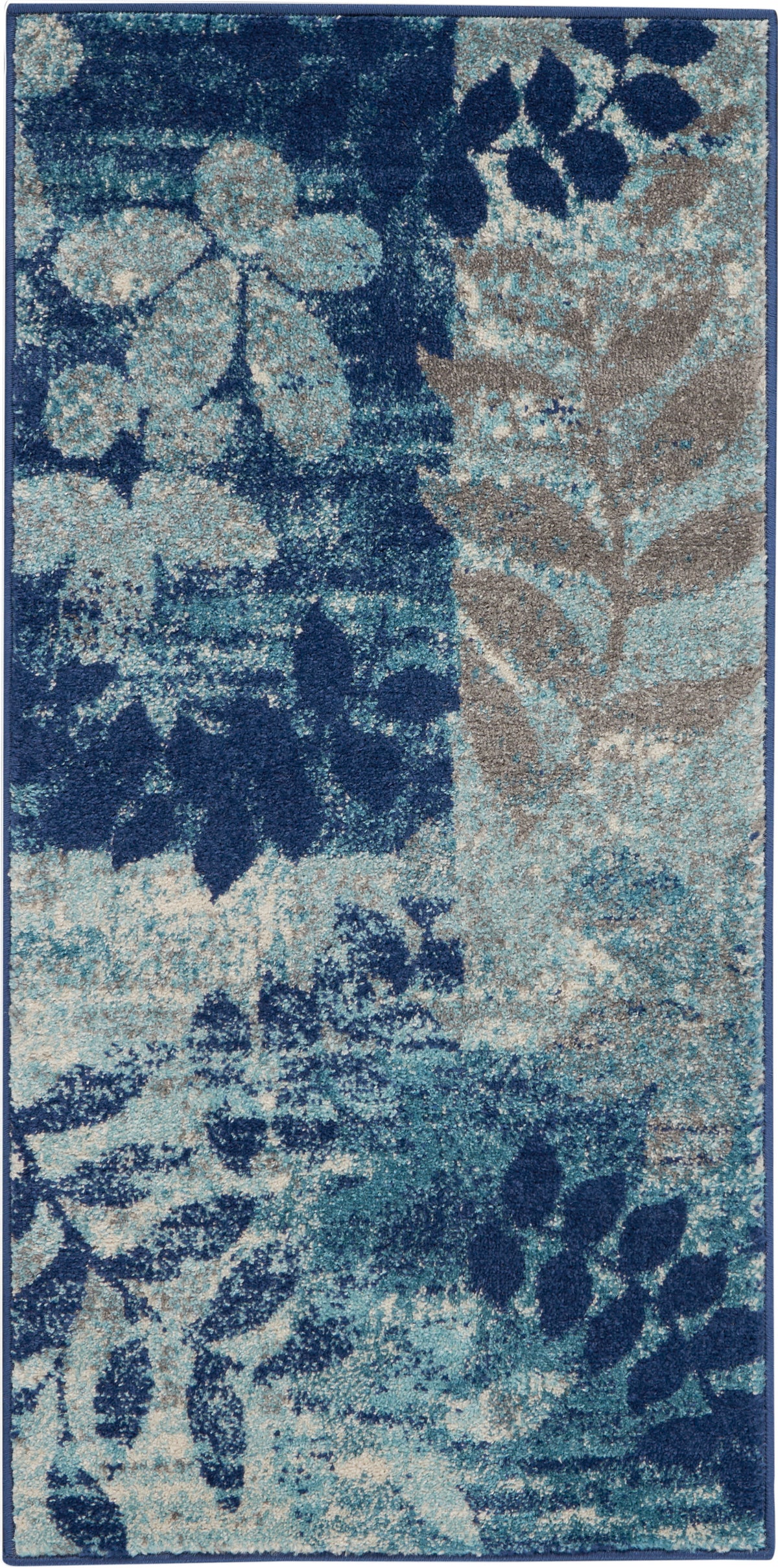 Tranquil TRA01 Navy/Light Blue Rug