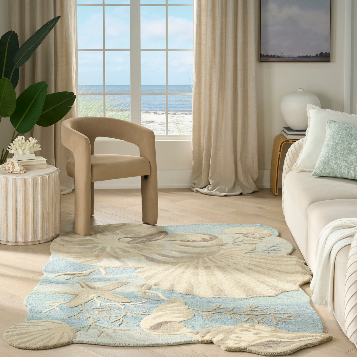 Waterside WRS01 Blue Rug