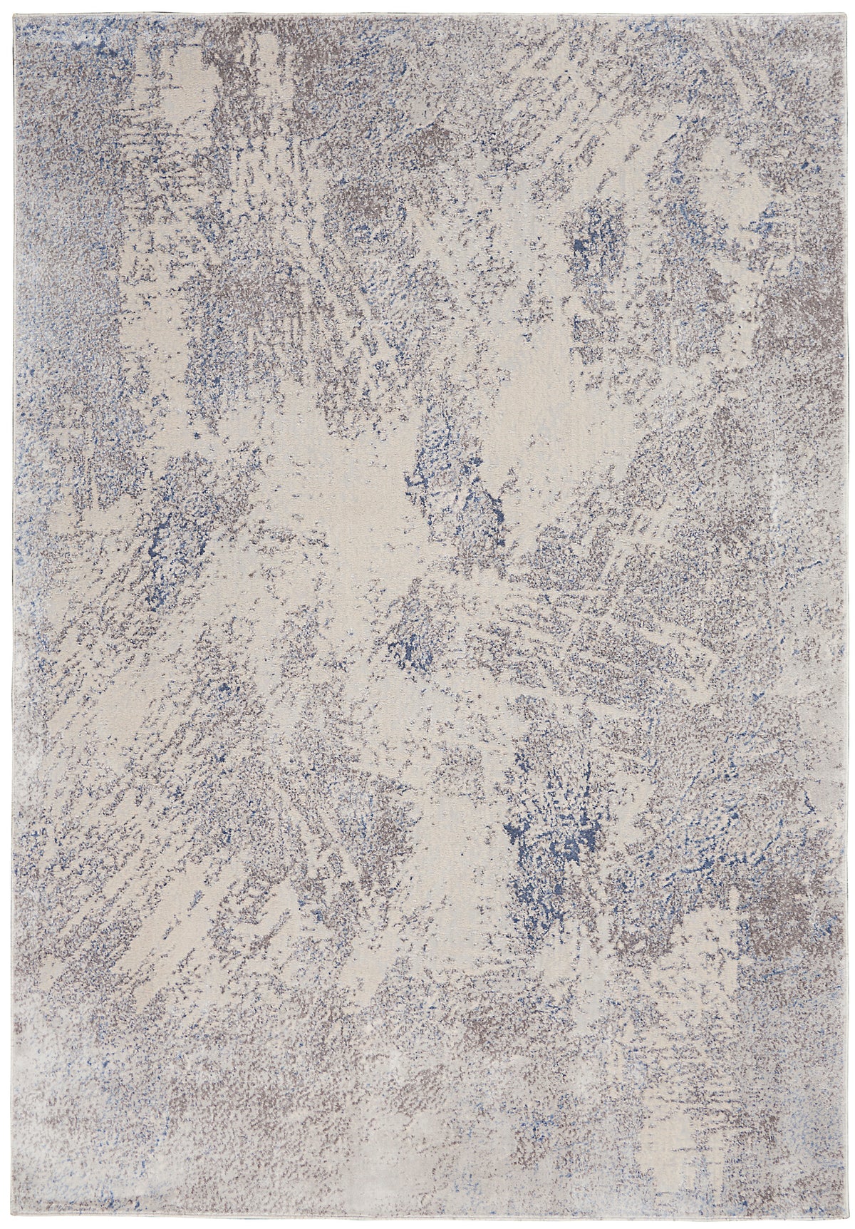 Silky Textures SLY06 Ivory/Grey Rug