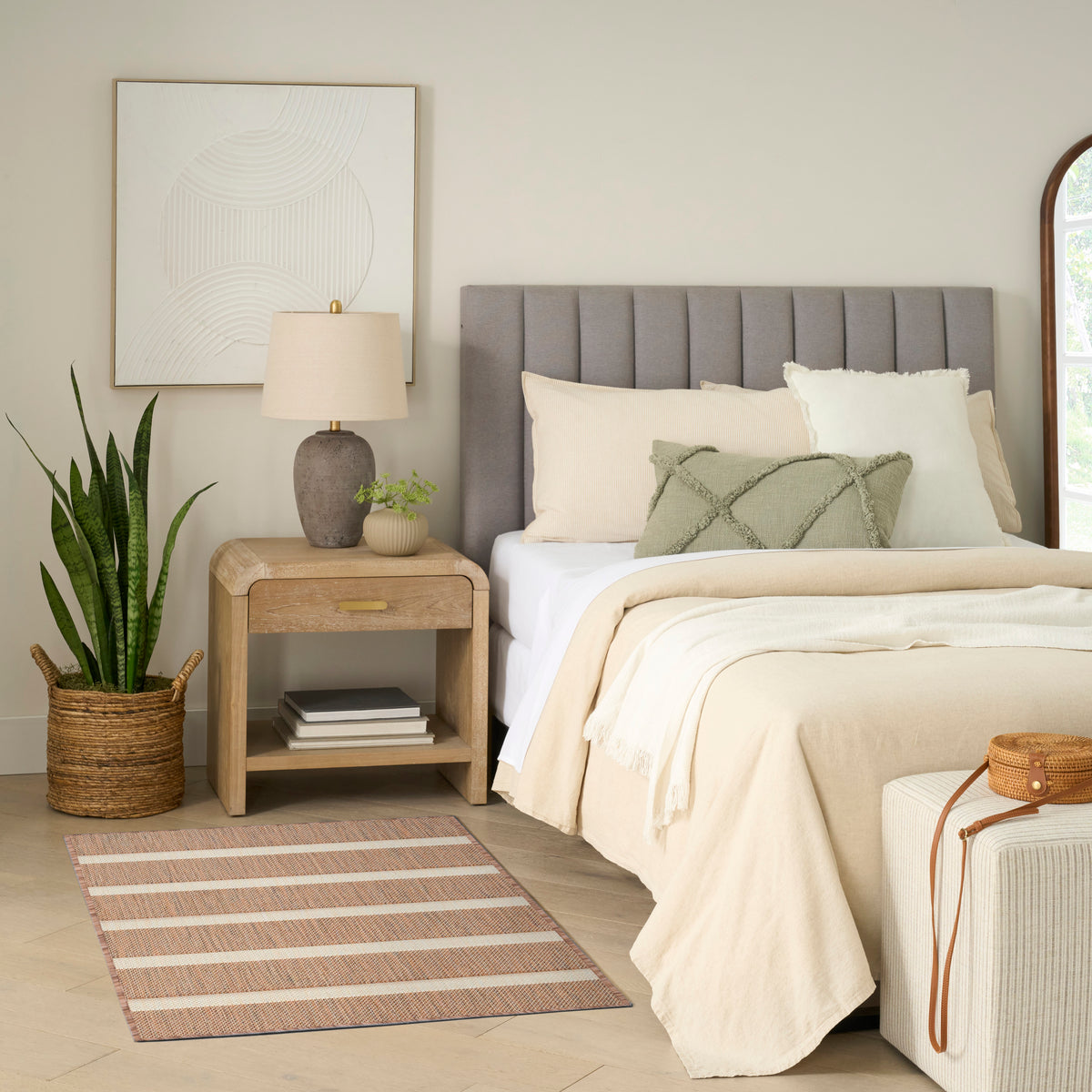 Positano POS03 Jute Ivory Rug