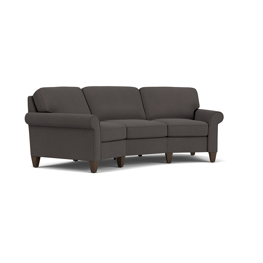 Westside Leather Conversation Sofa